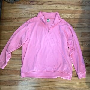 PINK Victoria Secret Quarter Zip Pullover